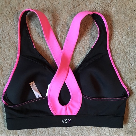 Victorias Secret zipper front racerback sports bra - Picture 2 of 2